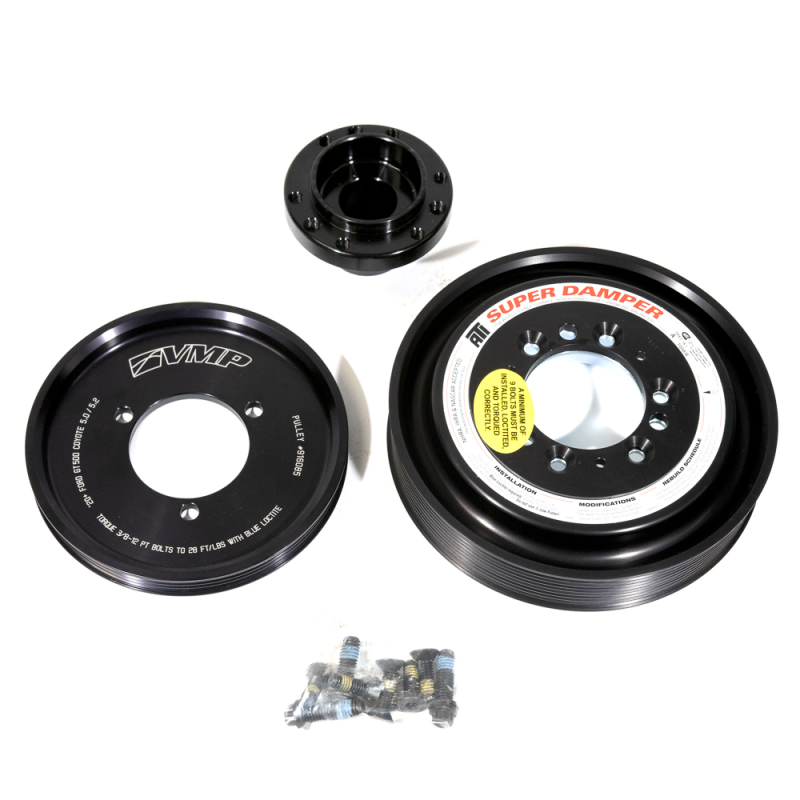 Ford Mustang Crankshaft Vibration Damper - VMP Performance - ATI 20 Percent OD 10-Rib - `11-`21